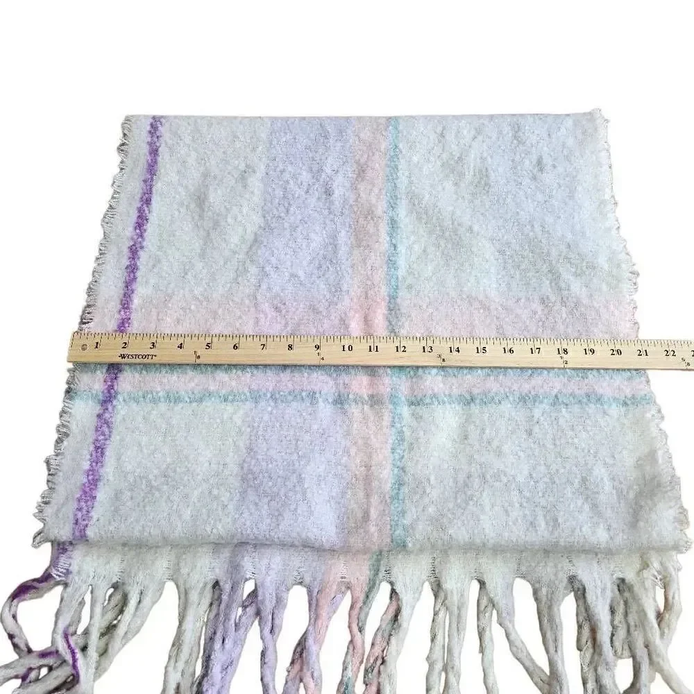 Steve madden multicolor textures scarf soft 78X21